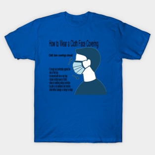 facemask instructions T-Shirt